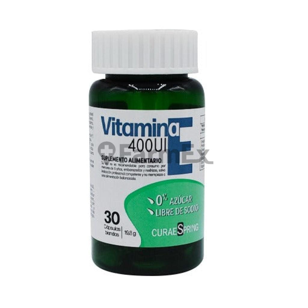 Vitamina E 400 U.I x 30 capsulas Curae Spring
